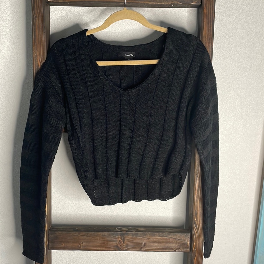 Black Knit Sweater